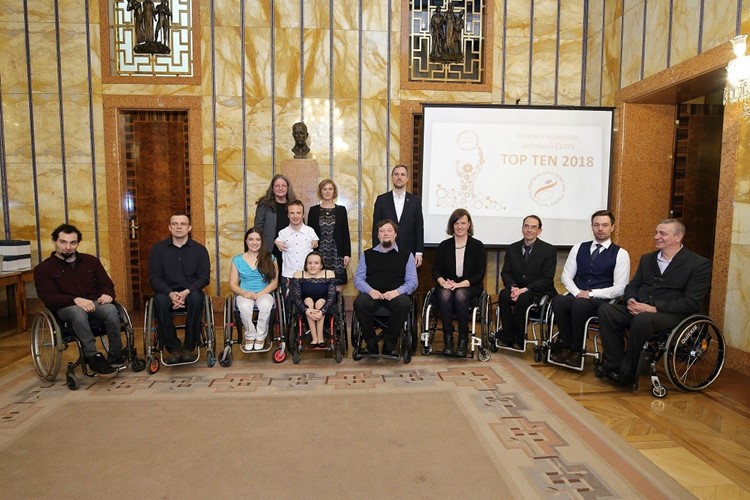 Primátor  ocenil medailemi nejlepší hendikepované sportovce