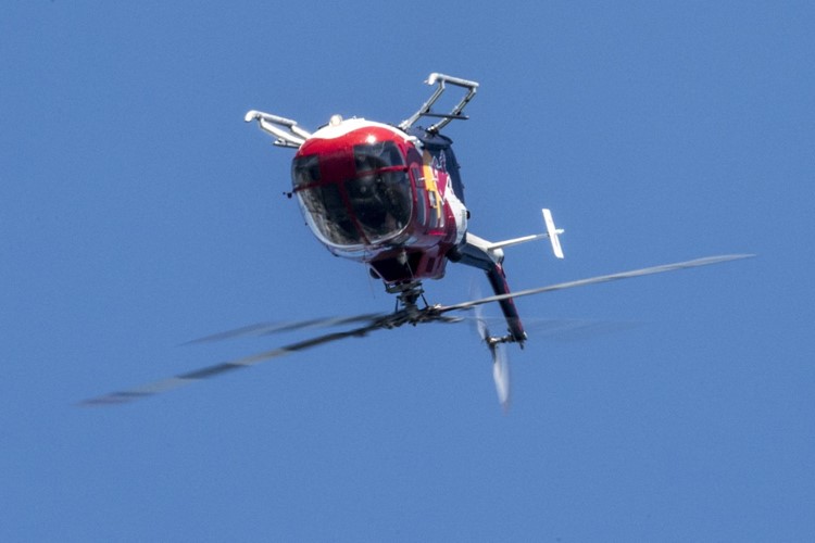 Jedinečná akrobacie vrtulníku na Aviatické pouti 2019