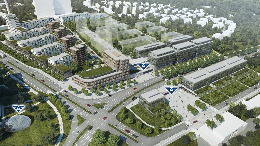 Projekt metra I.D a okolní výstavba v lokalitě Praha - Krč.