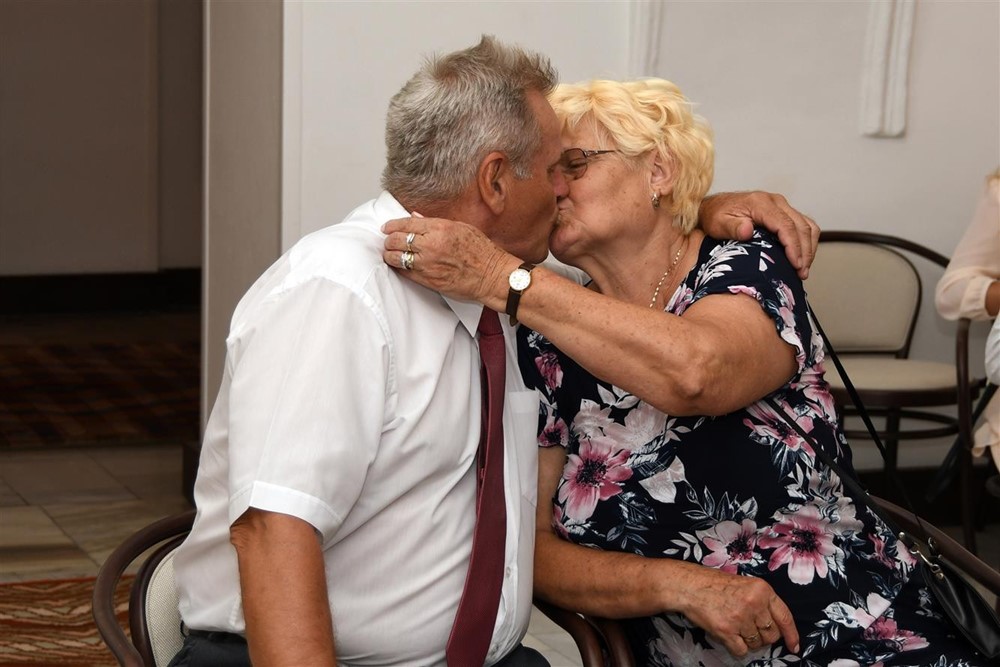 Manželé Oldřiška a Josef Poláchovi.